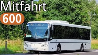 Mitfahrt  SOR ICN 12  Linie 600  S Waßmannsdorf  S Teltow Stadt [upl. by Eresed]