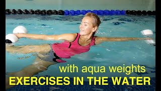 Water Exercises with Aqua Dumbbells [upl. by Besse45]