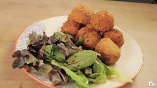 Croquette de pommes de terre mortadelle et mozzarella [upl. by Aniahs306]