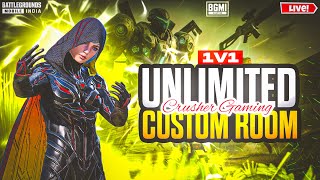 1V1 TDM LIVE CUSTOM ROOM  1V1 STREAM MATCHES  BGMI LIVE bgmi crushergaming tdm bgmilive [upl. by Leahcimnhoj690]