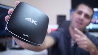 R99  FINALLY A DECENT RK3399 ANDROID TV BOX [upl. by Ymmat]