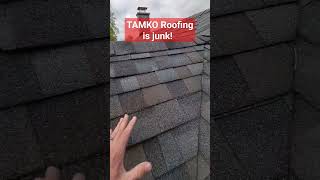 Are TAMKO roofing shingles junk [upl. by Edlihtam257]