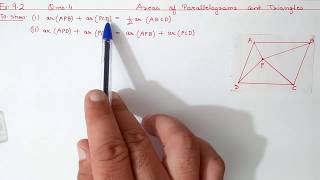 Chapter9 Ex92 Q4 Areas of Parallelograms and Triangles  Ncert Maths Class 9  Cbse [upl. by Ibmab762]