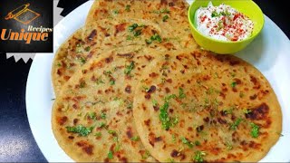 Aloo Paratha Recipeआलू पराठा बनाने का आसान तरीका Breakfast and lunch RecipeUniqueRecipes8688 [upl. by Nyrrad]