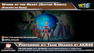 Dragon Ball Z Kai Ending 2  AKB48  Wings of the Heart Kokoro no Hane Guitar Remix [upl. by Htomit]