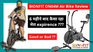 Bionfit air bike Review  Best exercise cycle for home in india  Best air bike under 10000 [upl. by Meibers]