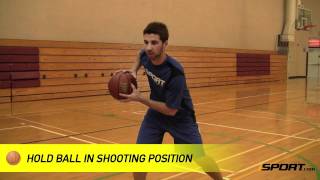 How to Get into Triplethreat Position in Basketball [upl. by Larochelle]