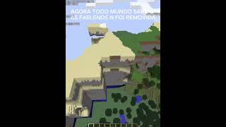 AS FARLENDS N FOI REMOVIDA minecraft farlands 110 shorts [upl. by Odinevneib]