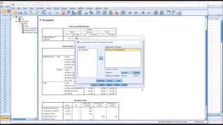 Binary Logisitic Regression in SPSS with One Continuous and One Dichotomous Predictor Variable [upl. by Norah]