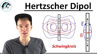 Hertzscher Dipol Elektromagnetische Wellen  Physik Tutorial [upl. by Nolyad]