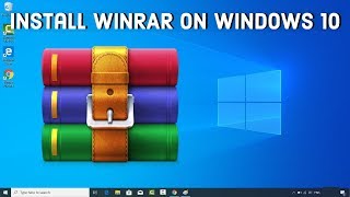 How to Install WinRAR on Windows 10 [upl. by Arabella898]