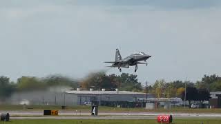 2x T38 Talons TakeoffUNRESTRICTED CLIMB out of KBUF [upl. by Attenohs]