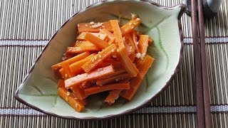 醋醃紅蘿蔔做法 －開胃食譜 Simple Pickle Carrot Recipe [upl. by Gold]