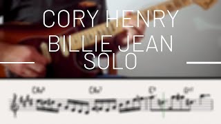 Billie Jean  Cory Henry keyboard solo sheet music tabs amp lesson [upl. by Piero]