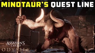 Find the Artifact in Messara  Minotaurs Complete Quest Line  AC ODYSSEY [upl. by Ynamrej]