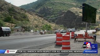 Water main closes Ogden Canyon [upl. by Abita]