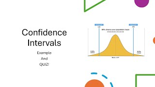 Confidence Interval Example and Quiz [upl. by Divod57]