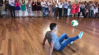 Atrakcje na wesele  pokaz freestyle football [upl. by Melamie539]