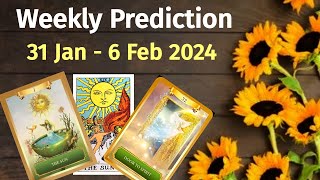 Weekly Tarotscope  साप्ताहिक राशिफल  1 February to 6 February 2024  Tarot Card Reading Horoscope [upl. by Lynnette459]