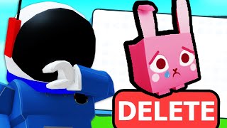 Deleting My USELESS PET in Pet Simulator X [upl. by Ruff]