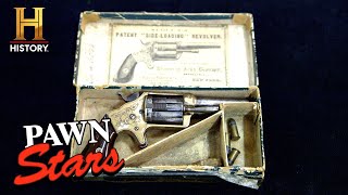 Pawn Stars Do America SUPER RARE 1800s Revolver Sells For Over 2000 Season 1 [upl. by Geldens]