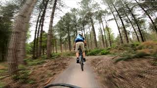 First ride of the new blue trail at Cannock Chase [upl. by Melany84]