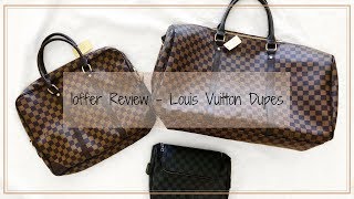 Designer Dupes for Less  An Ioffer Review of Louis Vuitton Dupes  A Gallon of Glitter [upl. by Parlin]