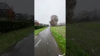 First Snow Fall in NRW Germany 2024 [upl. by Meara629]