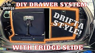 THE DAILY GQ  DIY DRAWER WITH FRIDGE SLIDE  DRIFTA STYLE [upl. by Chafee]