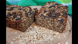 Brot backen ohne Mehl und ohne Hefe  Brot selber backen  einfaches amp leckeres Brotrezept [upl. by Eatnuahs]