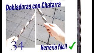 Como hacer dobladora para figuras decorativas de metal en Herrería Fácil hierro torsionado [upl. by Floeter719]