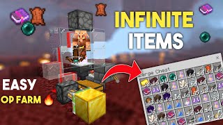 EASY Piglin TradingBartering Farm 117 Minecraft Bedrock Edition Tutorial  MCPEPs4Xbox [upl. by Bevers]