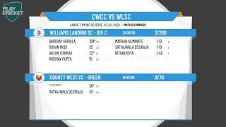 County West CC  Green v Williams Landing SC  Div C [upl. by Ulises]