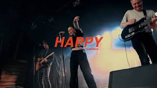 Sløtface  HAPPY Official LiveLyric Video [upl. by Airol]