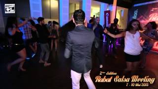 Andrea amp Yacout  salsa dancing  RABAT SALSA MEETING 2015 [upl. by Isolda386]