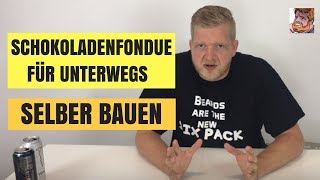 Schokoladenfondue für Unterwegs selber bauen  Ob das Klappt [upl. by Annelg709]