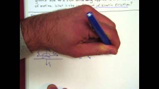 Finding the coefficient of friction on a flat surface [upl. by Broderick]