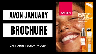 NEW AVON UK JANUARY 2024 BROCHURE Avon brochure [upl. by Ayital177]