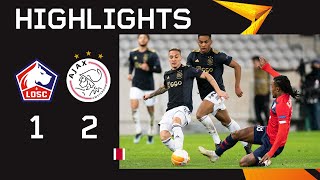 Short Highlights  Lille  Ajax  UEFA Europa League [upl. by Abeh]