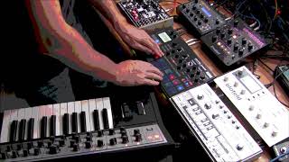 New Beat EBM live w Moog Dreadbox Electribe 303 Blofeld Tetra quotLos Infantes del Excelsiorquot [upl. by Lacym]