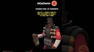 Demoman  Dominating An Engineer  Demoman Voice Lines [upl. by Atiroc]