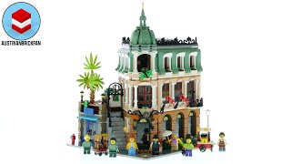 LEGO Creator 10297 Boutique Hotel  LEGO Speed Build Review [upl. by Acila]