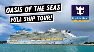 OASIS OF THE SEAS Cruise Ship TOUR  Full DeckByDeck Tour of Oasis of the Seas [upl. by Fonsie]