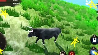 Juegos de pelea de vacas con tractores  toro y pollito  best android game  238 [upl. by Corso]