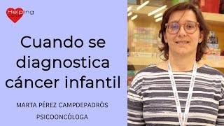 Psicooncología Cuando se diagnostica un cáncer infantil [upl. by Esiouqrut751]