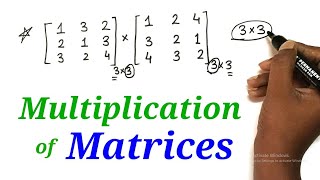 Multiplication of Matrices  Matrix  Mathematics  12th HSC  Science Commerce amp Arts [upl. by Akenihs634]