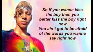 Keiynan Lonsdale  Kiss The Boy Lyric Video [upl. by Aerdnahs760]