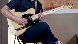 Bluesy Theme on Telecaster [upl. by Anatniuq]