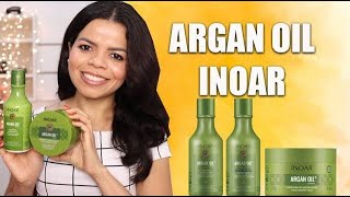 RESENHA DA LINHA ARGAN OIL INOAR  ONDE COMPRAR COM MENOR PREÇO [upl. by Yddeg]