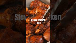 Stewed Chicken  Rice  FallComfort Recipes stewedchicken fallrecipes foryou sahmomlife fall [upl. by Eloken690]